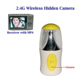 2.4GHz FM wireless Table Lamp Hidden Camera